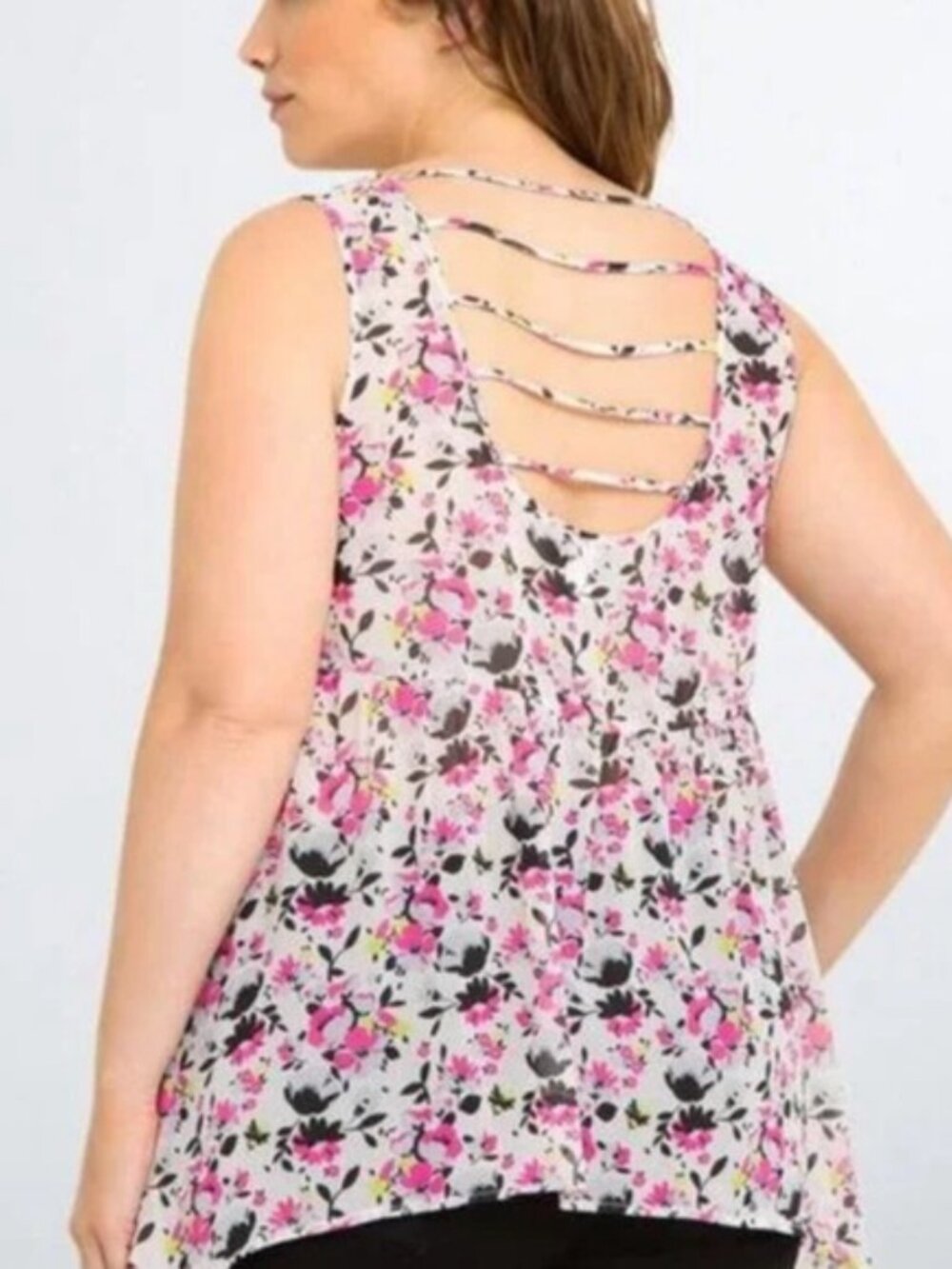 Torrid sheer babydoll top size 2